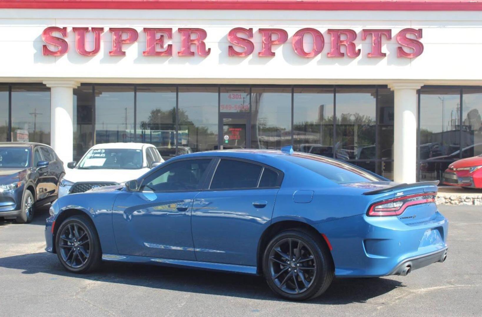 2021 Blue Dodge Charger GT AWD (2C3CDXMGXMH) with an 3.6L V6 DOHC 24V engine, 8A transmission, located at 4301 NW 39th , Oklahoma City, OK, 73112, (405) 949-5600, 35.512135, -97.598671 - NO DRIVERS LICENCE NO-FULL COVERAGE INSURANCE-NO CREDIT CHECK. COME ON OVER TO SUPERSPORTS AND TAKE A LOOK AND TEST DRIVE. PLEASE GIVE US A CALL AT (405) 949-5600. NO LICENSIA DE MANEJAR- NO SEGURO DE COBERTURA TOTAL- NO VERIFICACCION DE CREDITO. POR FAVOR VENGAN A SUPERSPORTS, ECHE UN - Photo#4