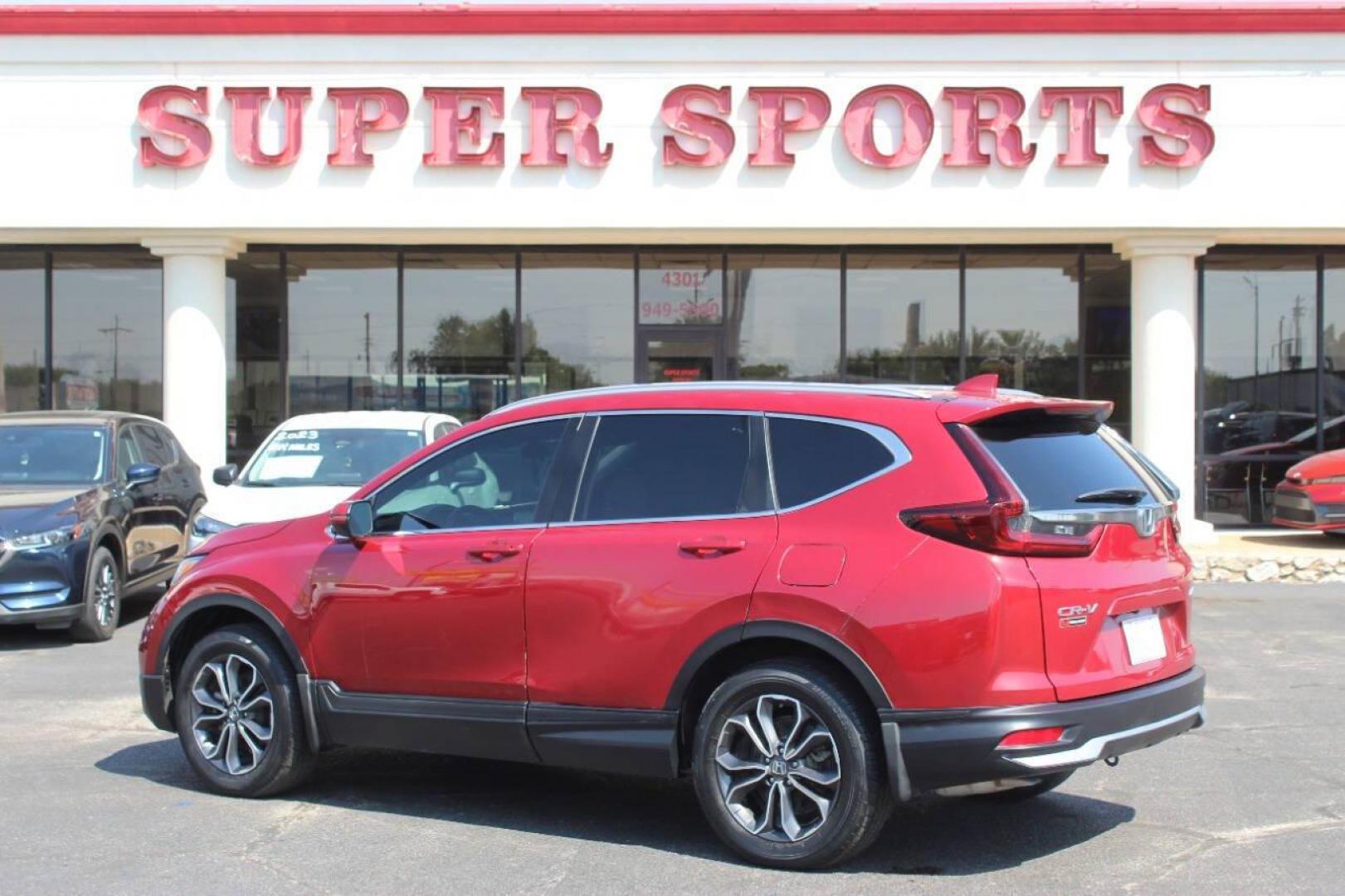 2021 Red Honda CR-V EX AWD (2HKRW2H59MH) with an 1.5L L4 16V DOHC TURBO engine, CVT transmission, located at 4301 NW 39th , Oklahoma City, OK, 73112, (405) 949-5600, 35.512135, -97.598671 - NO DRIVERS LICENCE NO-FULL COVERAGE INSURANCE-NO CREDIT CHECK. COME ON OVER TO SUPERSPORTS AND TAKE A LOOK AND TEST DRIVE. PLEASE GIVE US A CALL AT (405) 949-5600. NO LICENSIA DE MANEJAR- NO SEGURO DE COBERTURA TOTAL- NO VERIFICACCION DE CREDITO. POR FAVOR VENGAN A SUPERSPORTS, ECHE UN - Photo#4