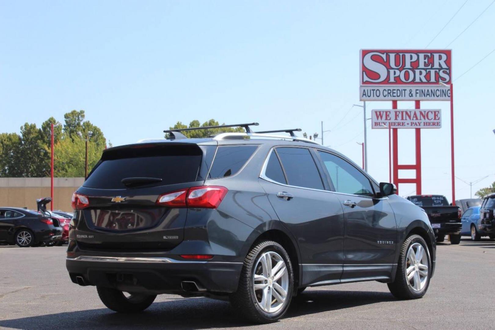 2018 Gray Chevrolet Equinox Premier (2GNAXNEX8J6) with an 2.0L L4 DOHC 24V HYBRID engine, 6A transmission, located at 4301 NW 39th , Oklahoma City, OK, 73112, (405) 949-5600, 35.512135, -97.598671 - NO DRIVERS LICENCE NO-FULL COVERAGE INSURANCE-NO CREDIT CHECK. COME ON OVER TO SUPERSPORTS AND TAKE A LOOK AND TEST DRIVE. PLEASE GIVE US A CALL AT (405) 949-5600. NO LICENSIA DE MANEJAR- NO SEGURO DE COBERTURA TOTAL- NO VERIFICACCION DE CREDITO. POR FAVOR VENGAN A SUPERSPORTS, ECHE UN - Photo#3