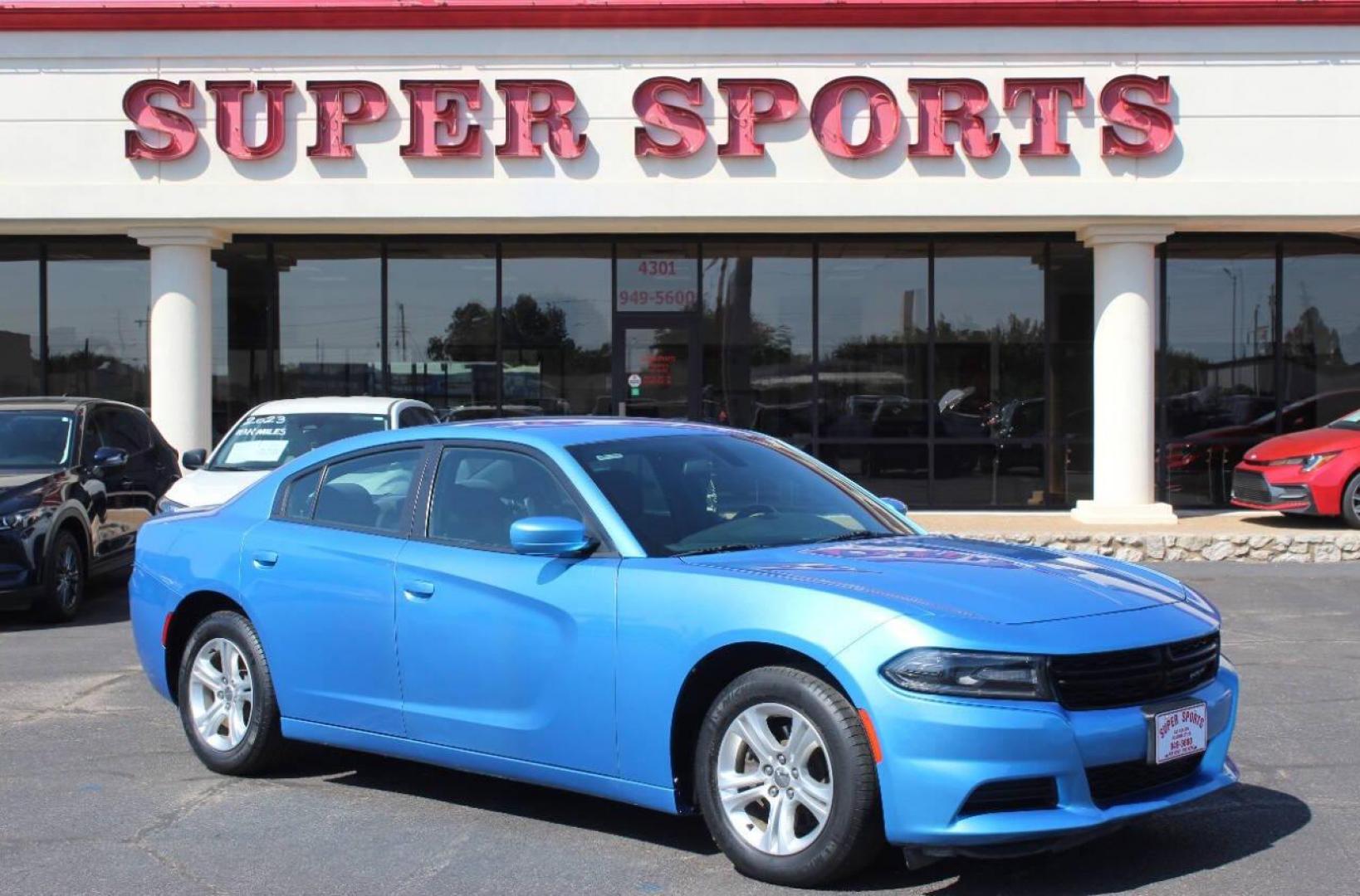 2019 Blue Dodge Charger SXT (2C3CDXBG1KH) with an 3.6L V6 DOHC 24V engine, 8A transmission, located at 4301 NW 39th , Oklahoma City, OK, 73112, (405) 949-5600, 35.512135, -97.598671 - NO DRIVERS LICENCE NO-FULL COVERAGE INSURANCE-NO CREDIT CHECK. COME ON OVER TO SUPERSPORTS AND TAKE A LOOK AND TEST DRIVE. PLEASE GIVE US A CALL AT (405) 949-5600. NO LICENSIA DE MANEJAR- NO SEGURO DE COBERTURA TOTAL- NO VERIFICACCION DE CREDITO. POR FAVOR VENGAN A SUPERSPORTS, ECHE UN - Photo#0