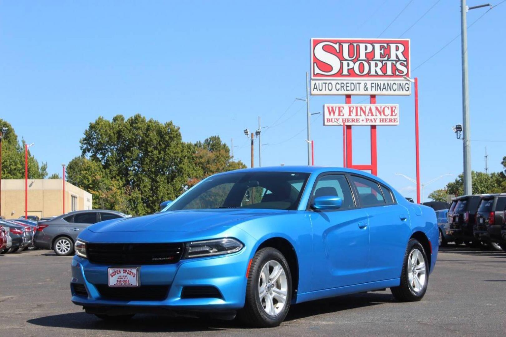 2019 Blue Dodge Charger SXT (2C3CDXBG1KH) with an 3.6L V6 DOHC 24V engine, 8A transmission, located at 4301 NW 39th , Oklahoma City, OK, 73112, (405) 949-5600, 35.512135, -97.598671 - NO DRIVERS LICENCE NO-FULL COVERAGE INSURANCE-NO CREDIT CHECK. COME ON OVER TO SUPERSPORTS AND TAKE A LOOK AND TEST DRIVE. PLEASE GIVE US A CALL AT (405) 949-5600. NO LICENSIA DE MANEJAR- NO SEGURO DE COBERTURA TOTAL- NO VERIFICACCION DE CREDITO. POR FAVOR VENGAN A SUPERSPORTS, ECHE UN - Photo#6