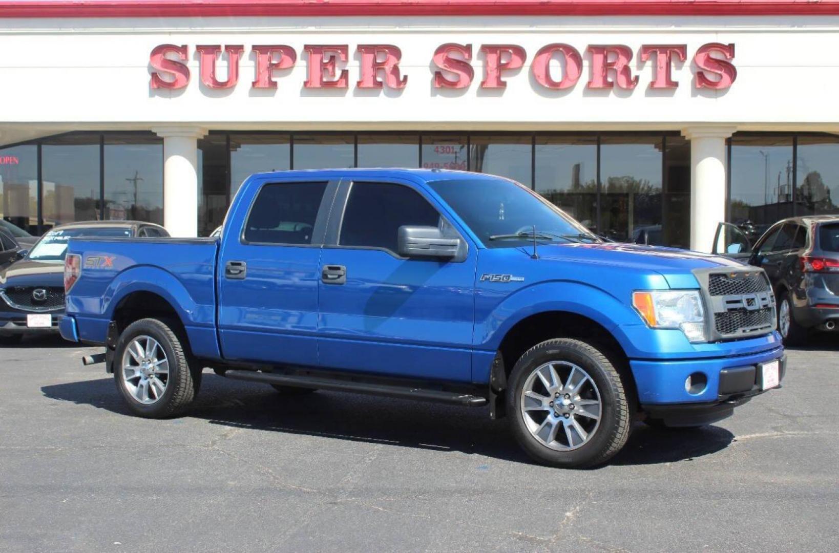 2014 Blue Ford F-150 XL SuperCrew 5.5-ft. Bed 4WD (1FTFW1EF2EK) with an 5.0L V8 engine, 6-Speed Automatic transmission, located at 4301 NW 39th , Oklahoma City, OK, 73112, (405) 949-5600, 35.512135, -97.598671 - NO DRIVERS LICENCE NO-FULL COVERAGE INSURANCE-NO CREDIT CHECK. COME ON OVER TO SUPERSPORTS AND TAKE A LOOK AND TEST DRIVE. PLEASE GIVE US A CALL AT (405) 949-5600. NO LICENSIA DE MANEJAR- NO SEGURO DE COBERTURA TOTAL- NO VERIFICACCION DE CREDITO. POR FAVOR VENGAN A SUPERSPORTS, ECHE UN - Photo#0