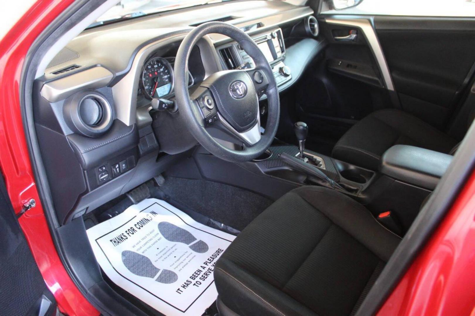 2015 Red Toyota RAV4 XLE FWD (JTMWFREV9FD) with an 2.5L L4 DOHC 16V engine, 6-Speed Automatic transmission, located at 4301 NW 39th , Oklahoma City, OK, 73112, (405) 949-5600, 35.512135, -97.598671 - NO DRIVERS LICENCE NO-FULL COVERAGE INSURANCE-NO CREDIT CHECK. COME ON OVER TO SUPERSPORTS AND TAKE A LOOK AND TEST DRIVE. PLEASE GIVE US A CALL AT (405) 949-5600. NO LICENSIA DE MANEJAR- NO SEGURO DE COBERTURA TOTAL- NO VERIFICACCION DE CREDITO. POR FAVOR VENGAN A SUPERSPORTS, ECHE UN - Photo#15