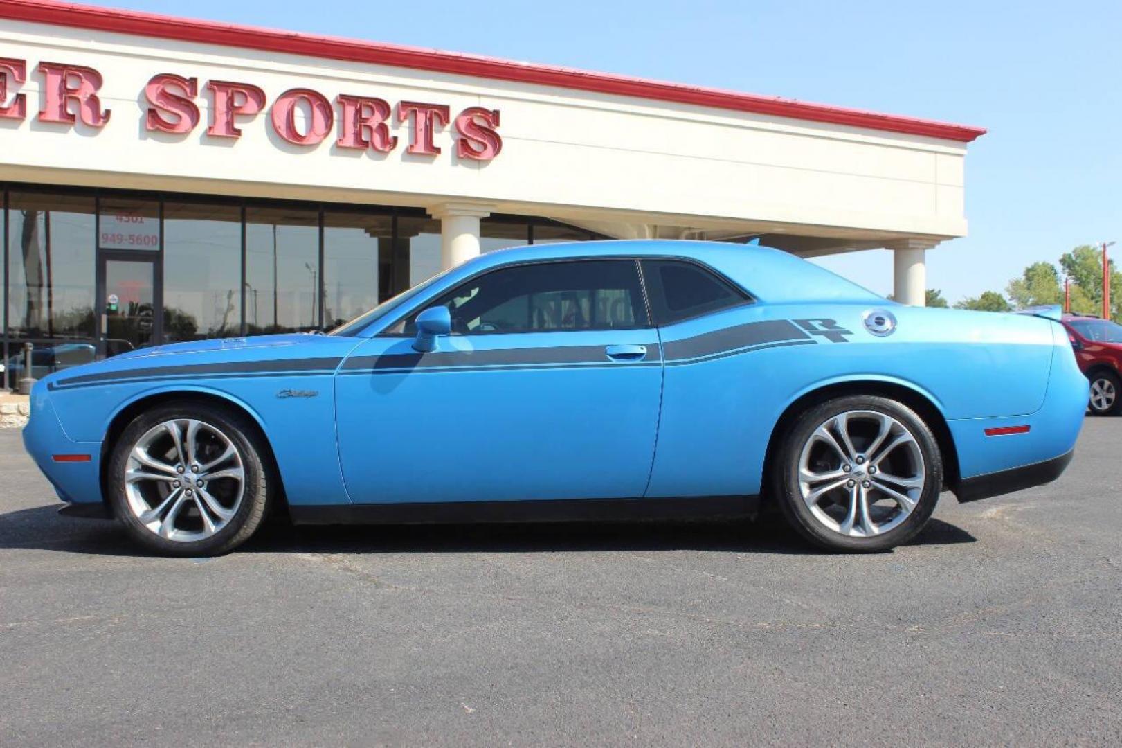 2016 Blue Dodge Challenger R/T Plus (2C3CDZBT4GH) with an 5.7L V8 OHV 16V engine, Automatic 8-Speed transmission, located at 4301 NW 39th , Oklahoma City, OK, 73112, (405) 949-5600, 35.512135, -97.598671 - Photo#5