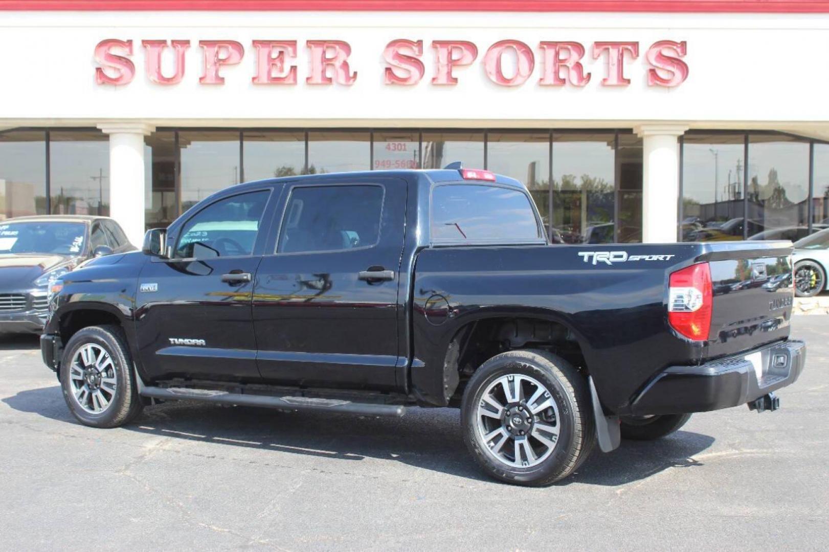 2021 Black Toyota Tundra SR5 5.7L V8 CrewMax 2WD (5TFEY5F17MX) with an 5.7L V8 DOHC 32V engine, 6A transmission, located at 4301 NW 39th , Oklahoma City, OK, 73112, (405) 949-5600, 35.512135, -97.598671 - Photo#4