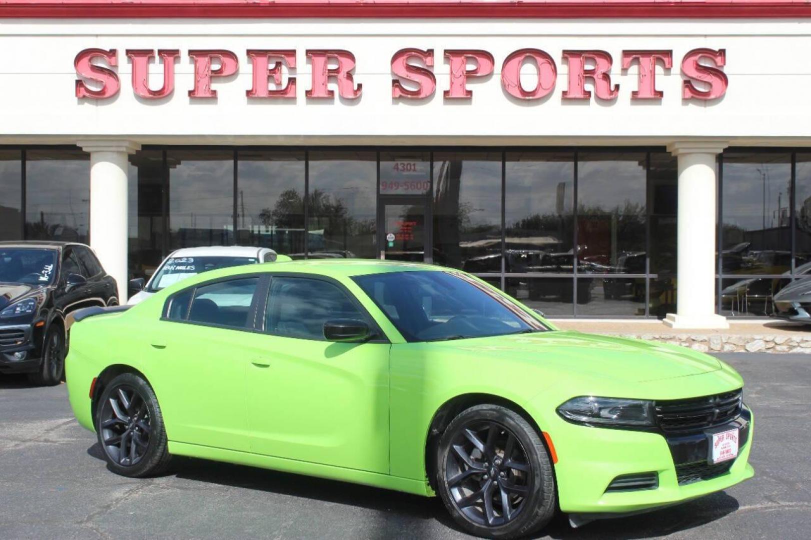 2023 Lime Green Dodge Charger SXT (2C3CDXBG6PH) with an 3.6L V6 DOHC 24V engine, 8A transmission, located at 4301 NW 39th , Oklahoma City, OK, 73112, (405) 949-5600, 35.512135, -97.598671 - NO DRIVERS LICENCE NO-FULL COVERAGE INSURANCE-NO CREDIT CHECK. COME ON OVER TO SUPERSPORTS AND TAKE A LOOK AND TEST DRIVE. PLEASE GIVE US A CALL AT (405) 949-5600. NO LICENSIA DE MANEJAR- NO SEGURO DE COBERTURA TOTAL- NO VERIFICACCION DE CREDITO. POR FAVOR VENGAN A SUPERSPORTS, ECHE UN - Photo#0