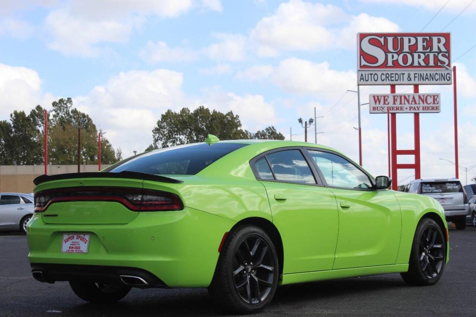 2023 Lime Green Dodge Charger SXT (2C3CDXBG6PH) with an 3.6L V6 DOHC 24V engine, 8A transmission, located at 4301 NW 39th , Oklahoma City, OK, 73112, (405) 949-5600, 35.512135, -97.598671 - NO DRIVERS LICENCE NO-FULL COVERAGE INSURANCE-NO CREDIT CHECK. COME ON OVER TO SUPERSPORTS AND TAKE A LOOK AND TEST DRIVE. PLEASE GIVE US A CALL AT (405) 949-5600. NO LICENSIA DE MANEJAR- NO SEGURO DE COBERTURA TOTAL- NO VERIFICACCION DE CREDITO. POR FAVOR VENGAN A SUPERSPORTS, ECHE UN - Photo#3