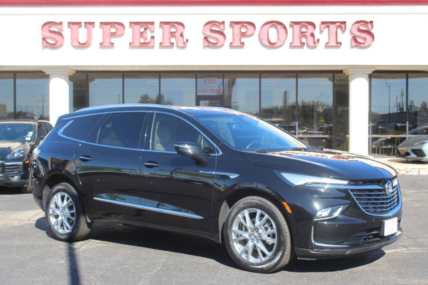 2023 Black Buick Enclave Essence AWD (5GAEVAKW7PJ) with an 3.6L V6 DOHC 24V engine, 9A transmission, located at 4301 NW 39th , Oklahoma City, OK, 73112, (405) 949-5600, 35.512135, -97.598671 - NO DRIVERS LICENCE NO-FULL COVERAGE INSURANCE-NO CREDIT CHECK. COME ON OVER TO SUPERSPORTS AND TAKE A LOOK AND TEST DRIVE. PLEASE GIVE US A CALL AT (405) 949-5600. NO LICENSIA DE MANEJAR- NO SEGURO DE COBERTURA TOTAL- NO VERIFICACCION DE CREDITO. POR FAVOR VENGAN A SUPERSPORTS, ECHE UN - Photo#0