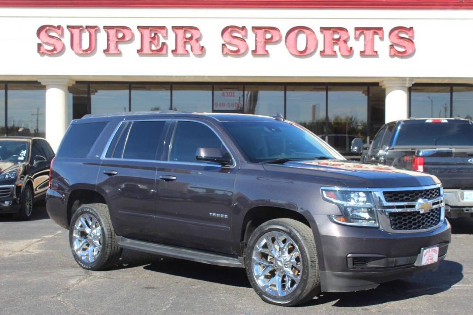 2016 Pewter Chevrolet Tahoe LS 2WD (1GNSCAKC5GR) with an 5.3L V8 OHV 16V engine, 6A transmission, located at 4301 NW 39th , Oklahoma City, OK, 73112, (405) 949-5600, 35.512135, -97.598671 - NO DRIVERS LICENCE NO-FULL COVERAGE INSURANCE-NO CREDIT CHECK. COME ON OVER TO SUPERSPORTS AND TAKE A LOOK AND TEST DRIVE. PLEASE GIVE US A CALL AT (405) 949-5600. NO LICENSIA DE MANEJAR- NO SEGURO DE COBERTURA TOTAL- NO VERIFICACCION DE CREDITO. POR FAVOR VENGAN A SUPERSPORTS, ECHE UN - Photo#0