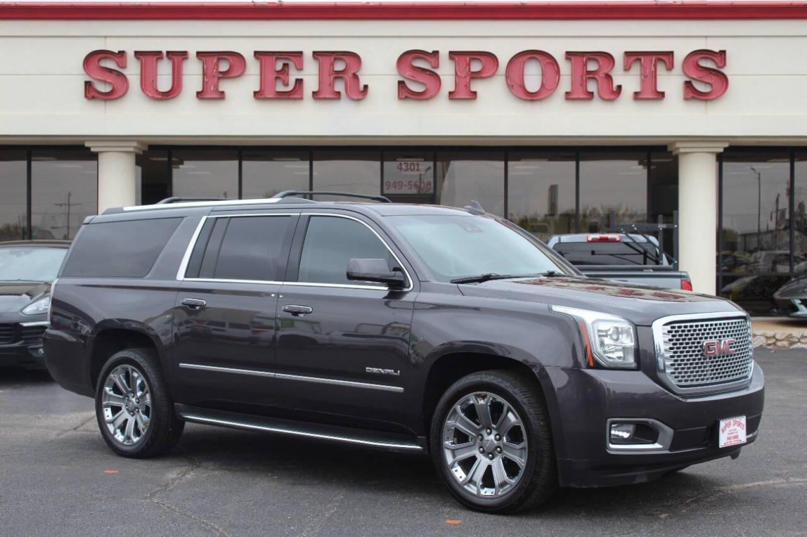 2016 Black GMC Yukon XL Denali 4WD (1GKS2HKJ5GR) with an 6.2L V8 OHV 16V engine, 6A transmission, located at 4301 NW 39th , Oklahoma City, OK, 73112, (405) 949-5600, 35.512135, -97.598671 - NO DRIVERS LICENCE NO-FULL COVERAGE INSURANCE-NO CREDIT CHECK. COME ON OVER TO SUPERSPORTS AND TAKE A LOOK AND TEST DRIVE. PLEASE GIVE US A CALL AT (405) 949-5600. NO LICENSIA DE MANEJAR- NO SEGURO DE COBERTURA TOTAL- NO VERIFICACCION DE CREDITO. POR FAVOR VENGAN A SUPERSPORTS, ECHE UN - Photo#0