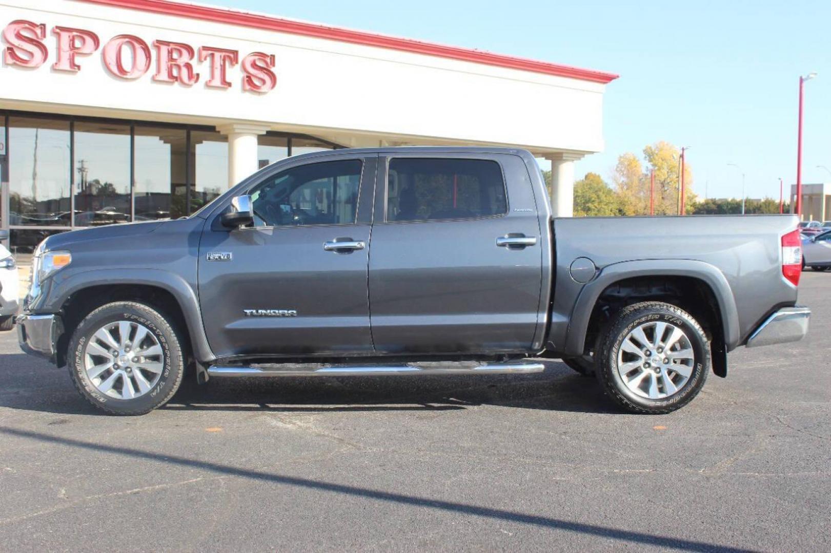 2017 Gray Toyota Tundra Limited 5.7L FFV CrewMax 2WD (5TFFW5F19HX) with an 5.7L V8 DOHC 32V FFV engine, 6A transmission, located at 4301 NW 39th , Oklahoma City, OK, 73112, (405) 949-5600, 35.512135, -97.598671 - NO DRIVERS LICENCE NO-FULL COVERAGE INSURANCE-NO CREDIT CHECK. COME ON OVER TO SUPERSPORTS AND TAKE A LOOK AND TEST DRIVE. PLEASE GIVE US A CALL AT (405) 949-5600. NO LICENSIA DE MANEJAR- NO SEGURO DE COBERTURA TOTAL- NO VERIFICACCION DE CREDITO. POR FAVOR VENGAN A SUPERSPORTS, ECHE UN - Photo#5