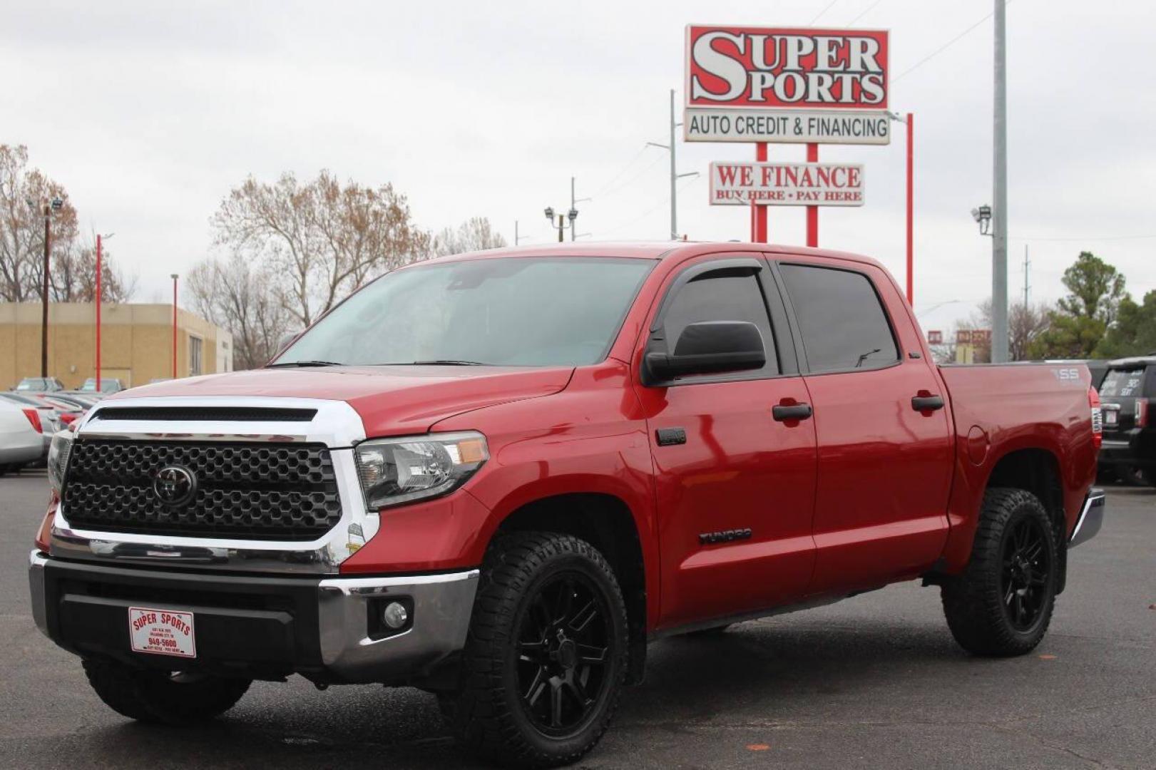 2020 Red Toyota Tundra SR5 5.7L V8 CrewMax 2WD (5TFEY5F17LX) with an 5.7L V8 DOHC 32V engine, 6A transmission, located at 4301 NW 39th , Oklahoma City, OK, 73112, (405) 949-5600, 35.512135, -97.598671 - NO DRIVERS LICENCE NO-FULL COVERAGE INSURANCE-NO CREDIT CHECK. COME ON OVER TO SUPERSPORTS AND TAKE A LOOK AND TEST DRIVE. PLEASE GIVE US A CALL AT (405) 949-5600. NO LICENSIA DE MANEJAR- NO SEGURO DE COBERTURA TOTAL- NO VERIFICACCION DE CREDITO. POR FAVOR VENGAN A SUPERSPORTS, ECHE - Photo#6