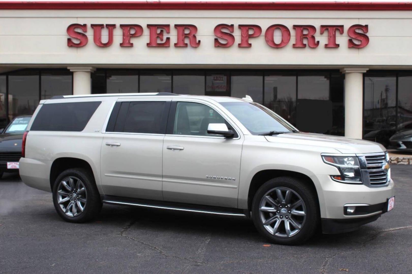 2016 Beige Chevrolet Suburban LTZ 4WD (1GNSKJKC7GR) with an 5.3L V8 OHV 16V engine, 6A transmission, located at 4301 NW 39th , Oklahoma City, OK, 73112, (405) 949-5600, 35.512135, -97.598671 - NO DRIVERS LICENCE NO-FULL COVERAGE INSURANCE-NO CREDIT CHECK. COME ON OVER TO SUPERSPORTS AND TAKE A LOOK AND TEST DRIVE. PLEASE GIVE US A CALL AT (405) 949-5600. NO LICENSIA DE MANEJAR- NO SEGURO DE COBERTURA TOTAL- NO VERIFICACCION DE CREDITO. POR FAVOR VENGAN A SUPERSPORTS, ECHE U - Photo#0