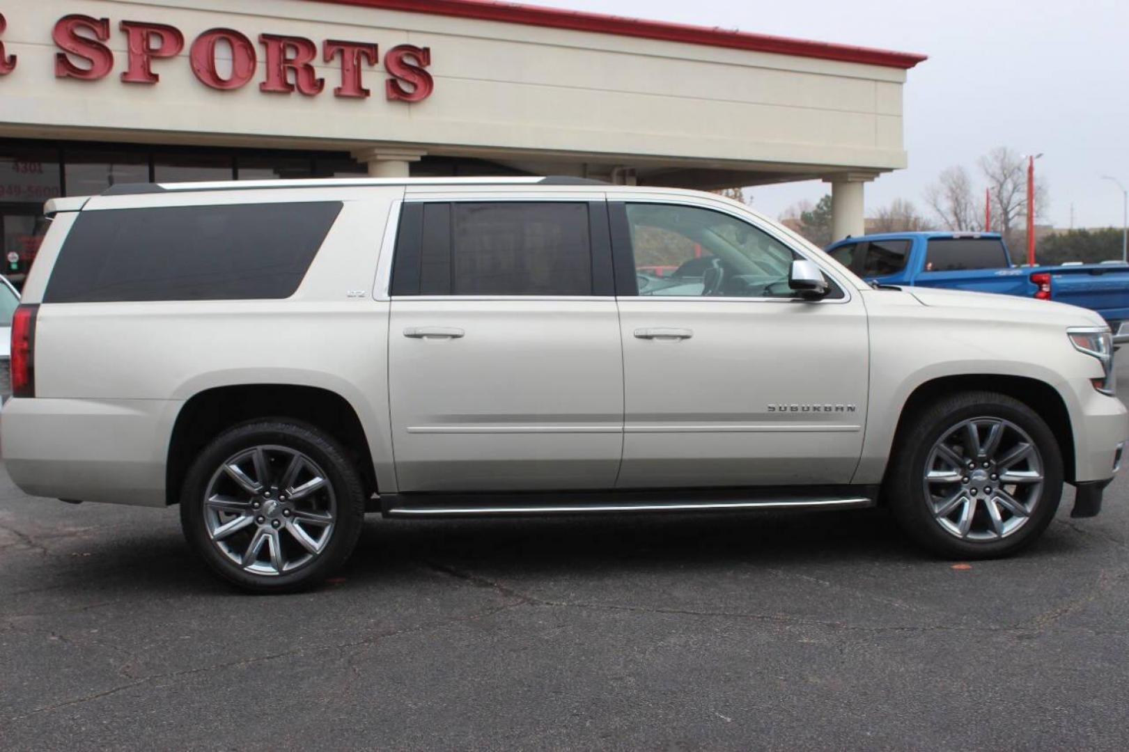 2016 Beige Chevrolet Suburban LTZ 4WD (1GNSKJKC7GR) with an 5.3L V8 OHV 16V engine, 6A transmission, located at 4301 NW 39th , Oklahoma City, OK, 73112, (405) 949-5600, 35.512135, -97.598671 - NO DRIVERS LICENCE NO-FULL COVERAGE INSURANCE-NO CREDIT CHECK. COME ON OVER TO SUPERSPORTS AND TAKE A LOOK AND TEST DRIVE. PLEASE GIVE US A CALL AT (405) 949-5600. NO LICENSIA DE MANEJAR- NO SEGURO DE COBERTURA TOTAL- NO VERIFICACCION DE CREDITO. POR FAVOR VENGAN A SUPERSPORTS, ECHE U - Photo#2