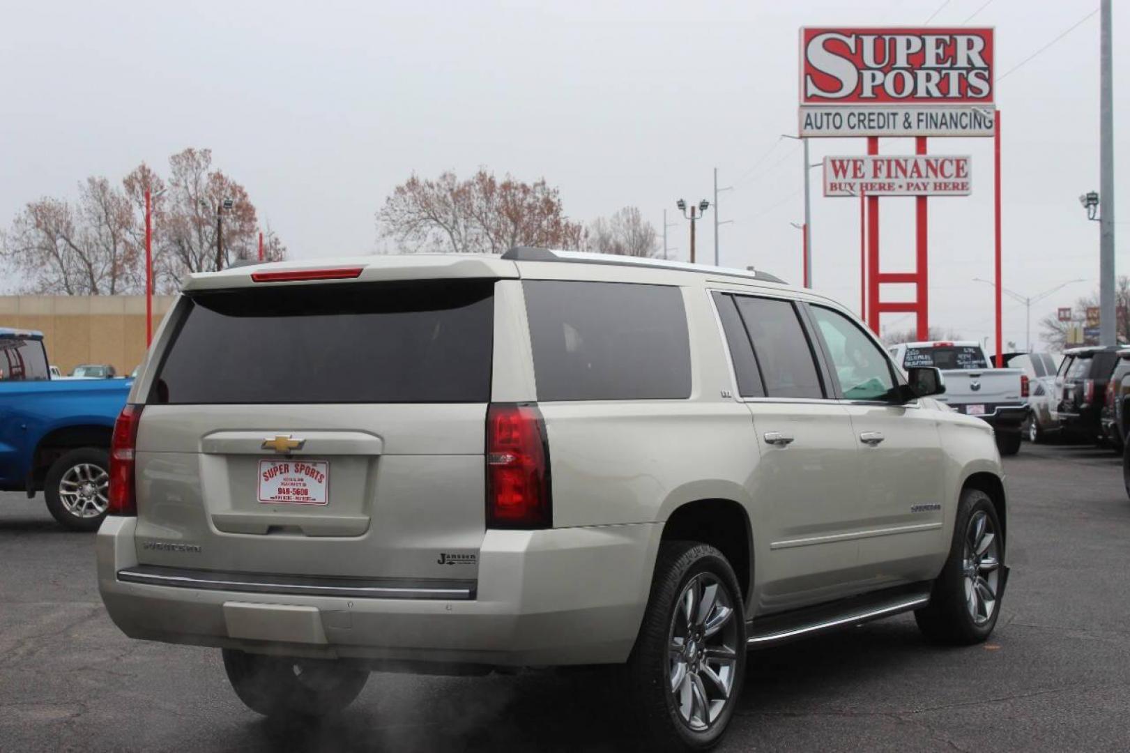 2016 Beige Chevrolet Suburban LTZ 4WD (1GNSKJKC7GR) with an 5.3L V8 OHV 16V engine, 6A transmission, located at 4301 NW 39th , Oklahoma City, OK, 73112, (405) 949-5600, 35.512135, -97.598671 - NO DRIVERS LICENCE NO-FULL COVERAGE INSURANCE-NO CREDIT CHECK. COME ON OVER TO SUPERSPORTS AND TAKE A LOOK AND TEST DRIVE. PLEASE GIVE US A CALL AT (405) 949-5600. NO LICENSIA DE MANEJAR- NO SEGURO DE COBERTURA TOTAL- NO VERIFICACCION DE CREDITO. POR FAVOR VENGAN A SUPERSPORTS, ECHE U - Photo#3