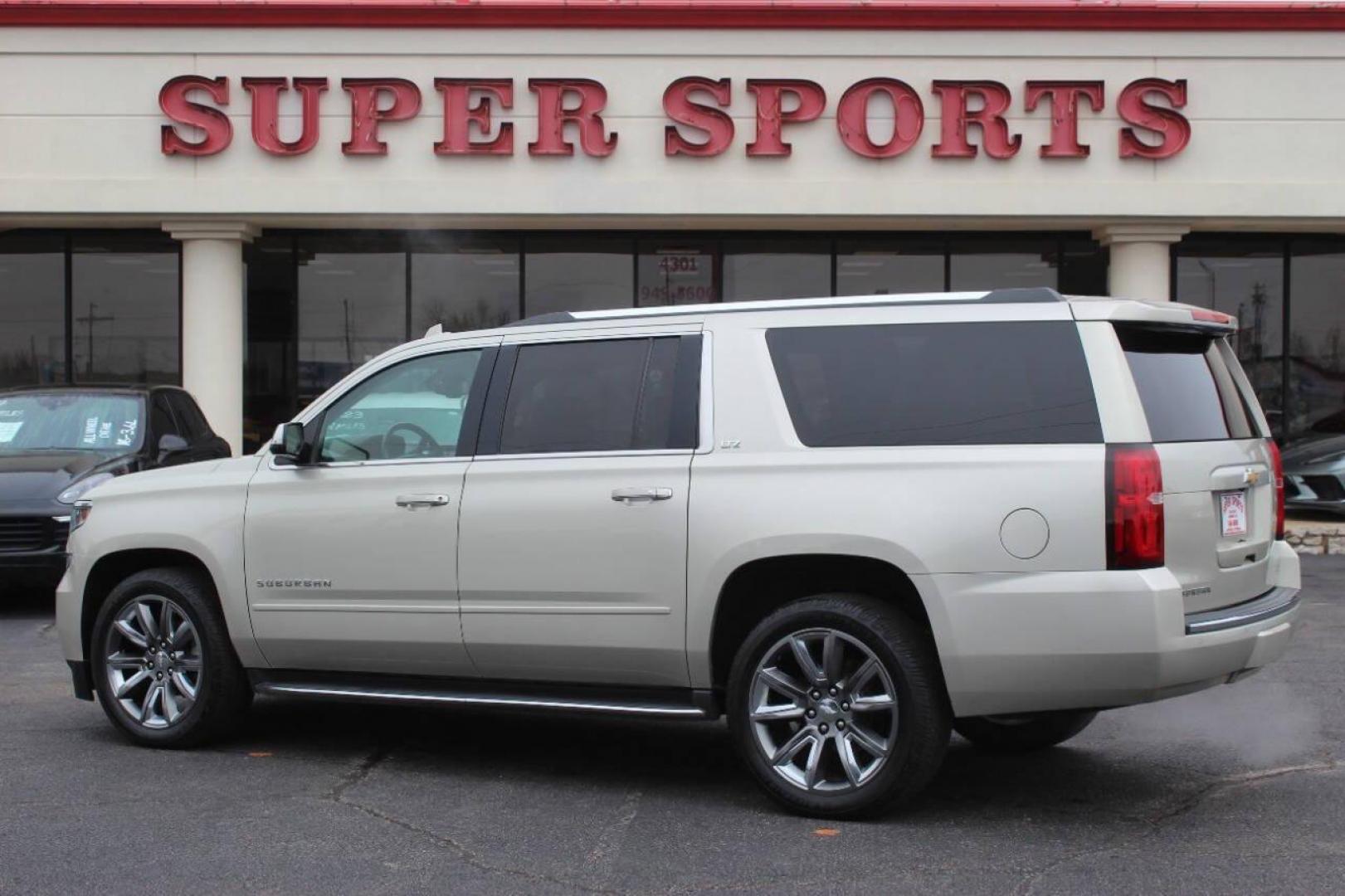 2016 Beige Chevrolet Suburban LTZ 4WD (1GNSKJKC7GR) with an 5.3L V8 OHV 16V engine, 6A transmission, located at 4301 NW 39th , Oklahoma City, OK, 73112, (405) 949-5600, 35.512135, -97.598671 - NO DRIVERS LICENCE NO-FULL COVERAGE INSURANCE-NO CREDIT CHECK. COME ON OVER TO SUPERSPORTS AND TAKE A LOOK AND TEST DRIVE. PLEASE GIVE US A CALL AT (405) 949-5600. NO LICENSIA DE MANEJAR- NO SEGURO DE COBERTURA TOTAL- NO VERIFICACCION DE CREDITO. POR FAVOR VENGAN A SUPERSPORTS, ECHE U - Photo#4