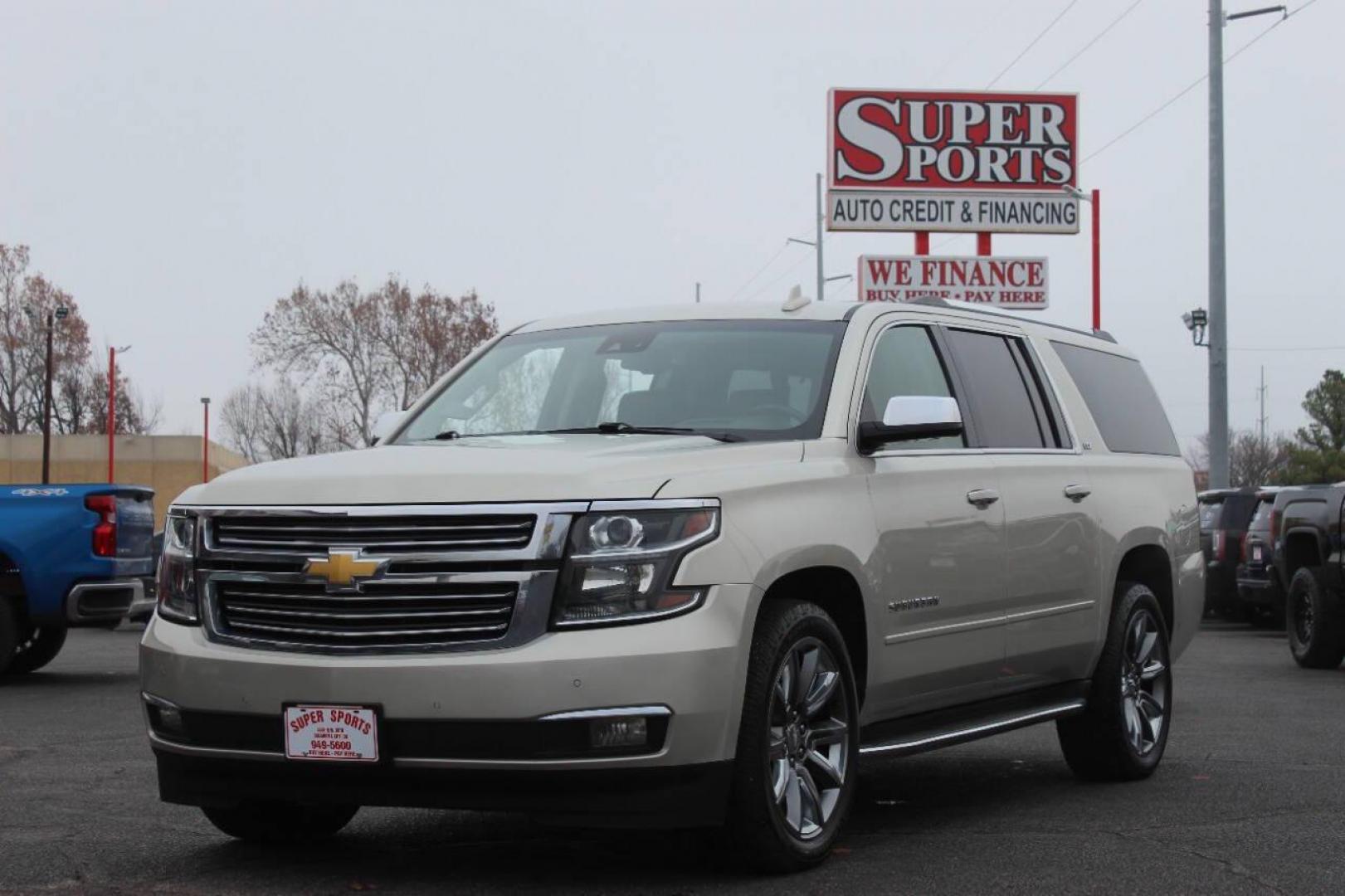 2016 Beige Chevrolet Suburban LTZ 4WD (1GNSKJKC7GR) with an 5.3L V8 OHV 16V engine, 6A transmission, located at 4301 NW 39th , Oklahoma City, OK, 73112, (405) 949-5600, 35.512135, -97.598671 - NO DRIVERS LICENCE NO-FULL COVERAGE INSURANCE-NO CREDIT CHECK. COME ON OVER TO SUPERSPORTS AND TAKE A LOOK AND TEST DRIVE. PLEASE GIVE US A CALL AT (405) 949-5600. NO LICENSIA DE MANEJAR- NO SEGURO DE COBERTURA TOTAL- NO VERIFICACCION DE CREDITO. POR FAVOR VENGAN A SUPERSPORTS, ECHE U - Photo#6