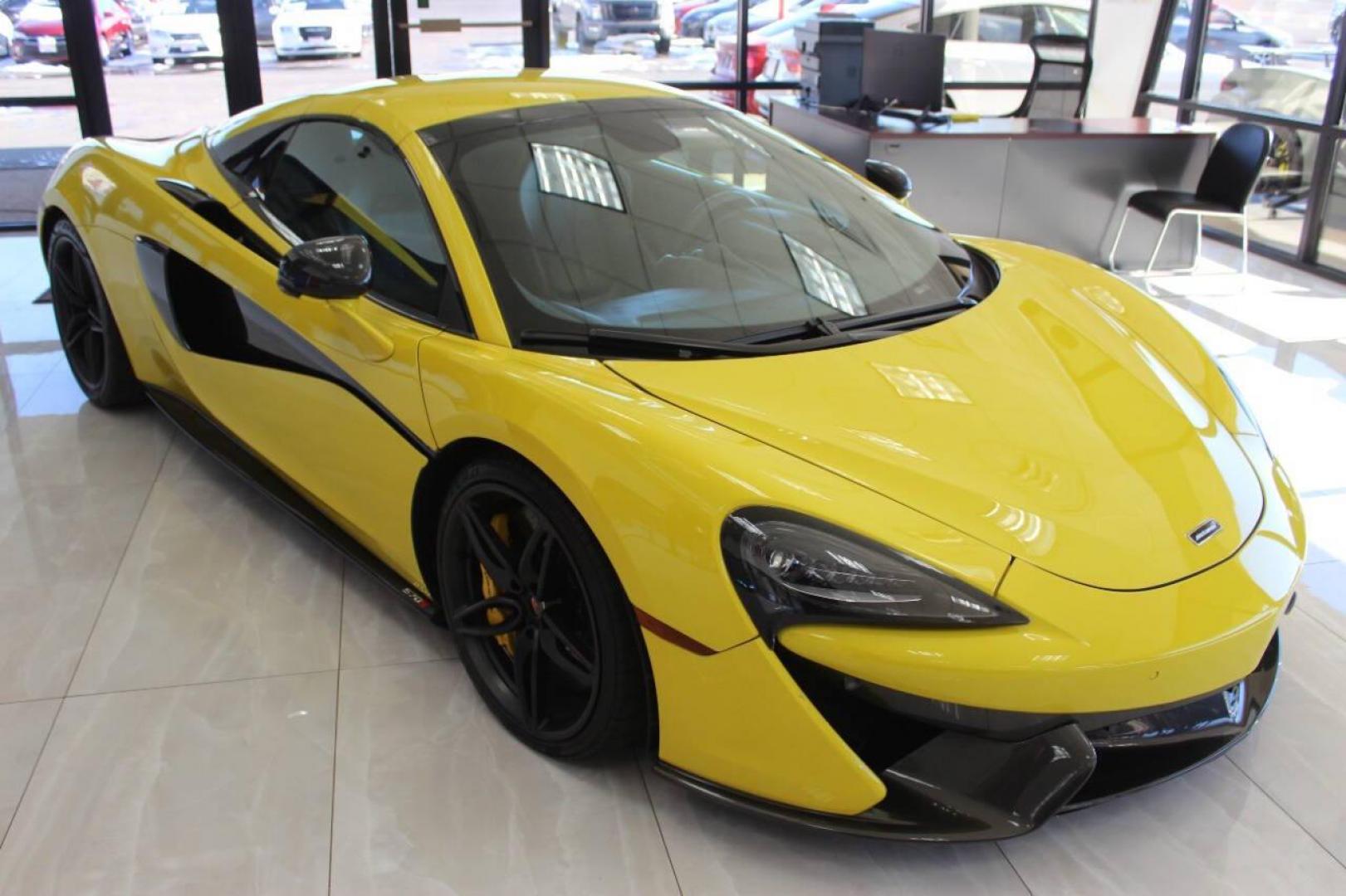 2018 Yellow McLaren 570s Spider (SBM13FAA2JW) with an 3.8L V8 TURBO engine, 7A transmission, located at 4301 NW 39th , Oklahoma City, OK, 73112, (405) 949-5600, 35.512135, -97.598671 - PERSONAL VEHILCE. this vehicle was purchased from insurance company due to theft recovery. it was stolen. looks and drives brand new its a must see. full service been done and new tires and fresh oil, NEW BATTERY. call for more info (405) 949-5600 THIS VEHICLE IS $144,900 , THIS VEHICLE CAN B - Photo#2