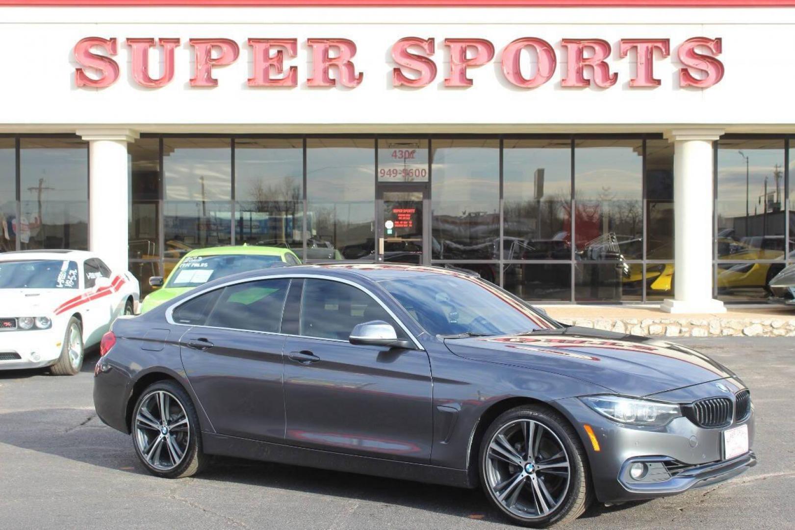 2018 Gray BMW 4-Series Gran Coupe 430i xDrive (WBA4J3C56JB) with an 2.0L L4 DOHC 16V engine, 8A transmission, located at 4301 NW 39th , Oklahoma City, OK, 73112, (405) 949-5600, 35.512135, -97.598671 - NO DRIVERS LICENCE NO-FULL COVERAGE INSURANCE-NO CREDIT CHECK. COME ON OVER TO SUPERSPORTS AND TAKE A LOOK AND TEST DRIVE. PLEASE GIVE US A CALL AT (405) 949-5600. NO LICENSIA DE MANEJAR- NO SEGURO DE COBERTURA TOTAL- NO VERIFICACCION DE CREDITO. POR FAVOR VENGAN A SUPERSPORTS, ECHE UN - Photo#0