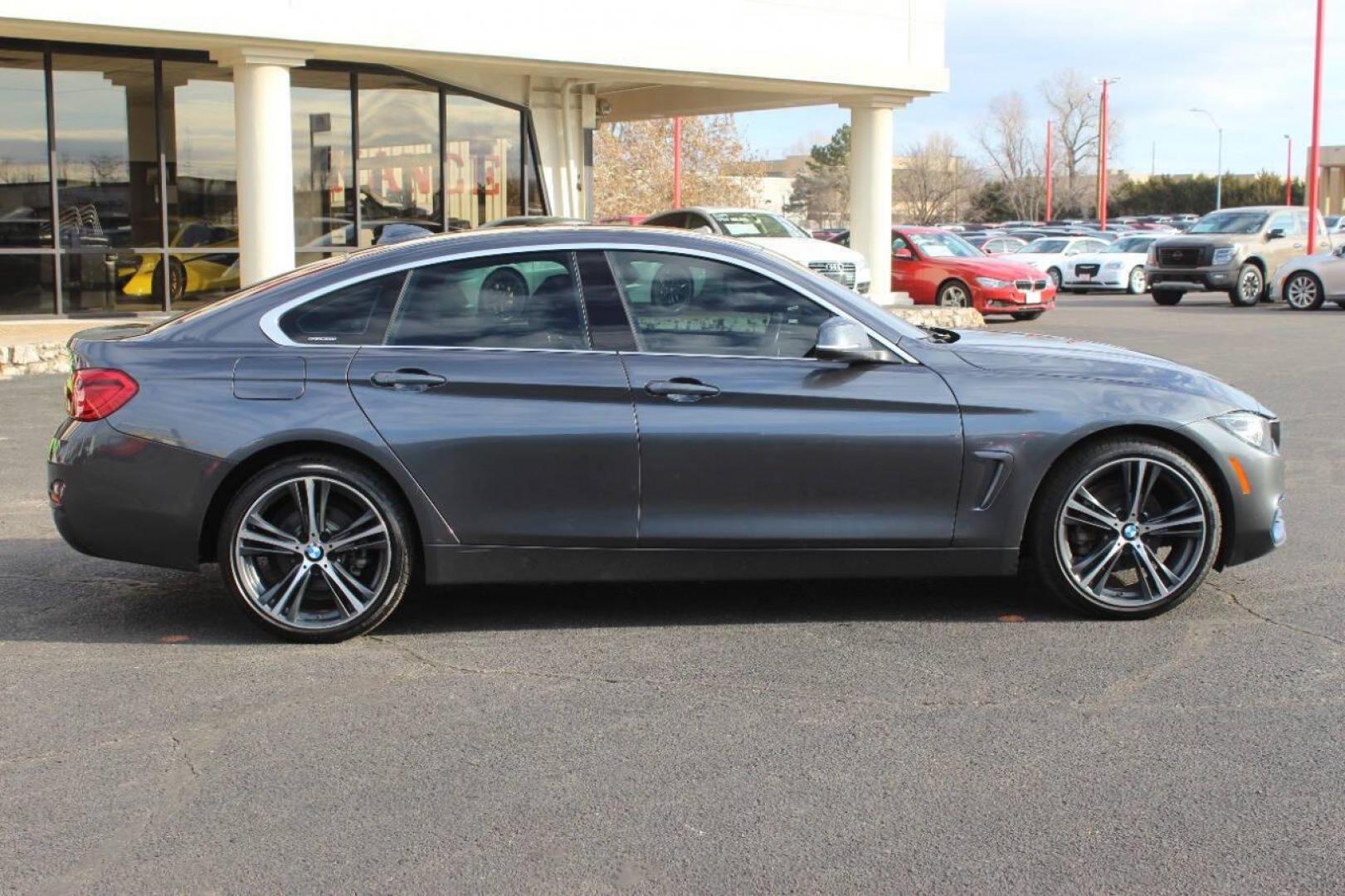 2018 Gray BMW 4-Series Gran Coupe 430i xDrive (WBA4J3C56JB) with an 2.0L L4 DOHC 16V engine, 8A transmission, located at 4301 NW 39th , Oklahoma City, OK, 73112, (405) 949-5600, 35.512135, -97.598671 - NO DRIVERS LICENCE NO-FULL COVERAGE INSURANCE-NO CREDIT CHECK. COME ON OVER TO SUPERSPORTS AND TAKE A LOOK AND TEST DRIVE. PLEASE GIVE US A CALL AT (405) 949-5600. NO LICENSIA DE MANEJAR- NO SEGURO DE COBERTURA TOTAL- NO VERIFICACCION DE CREDITO. POR FAVOR VENGAN A SUPERSPORTS, ECHE UN - Photo#2