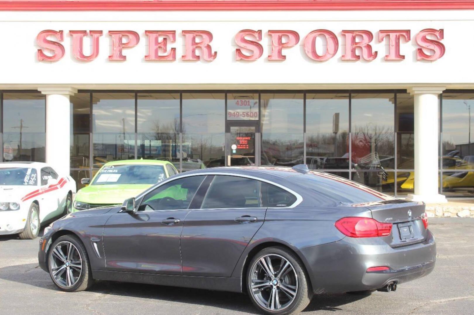 2018 Gray BMW 4-Series Gran Coupe 430i xDrive (WBA4J3C56JB) with an 2.0L L4 DOHC 16V engine, 8A transmission, located at 4301 NW 39th , Oklahoma City, OK, 73112, (405) 949-5600, 35.512135, -97.598671 - NO DRIVERS LICENCE NO-FULL COVERAGE INSURANCE-NO CREDIT CHECK. COME ON OVER TO SUPERSPORTS AND TAKE A LOOK AND TEST DRIVE. PLEASE GIVE US A CALL AT (405) 949-5600. NO LICENSIA DE MANEJAR- NO SEGURO DE COBERTURA TOTAL- NO VERIFICACCION DE CREDITO. POR FAVOR VENGAN A SUPERSPORTS, ECHE UN - Photo#4