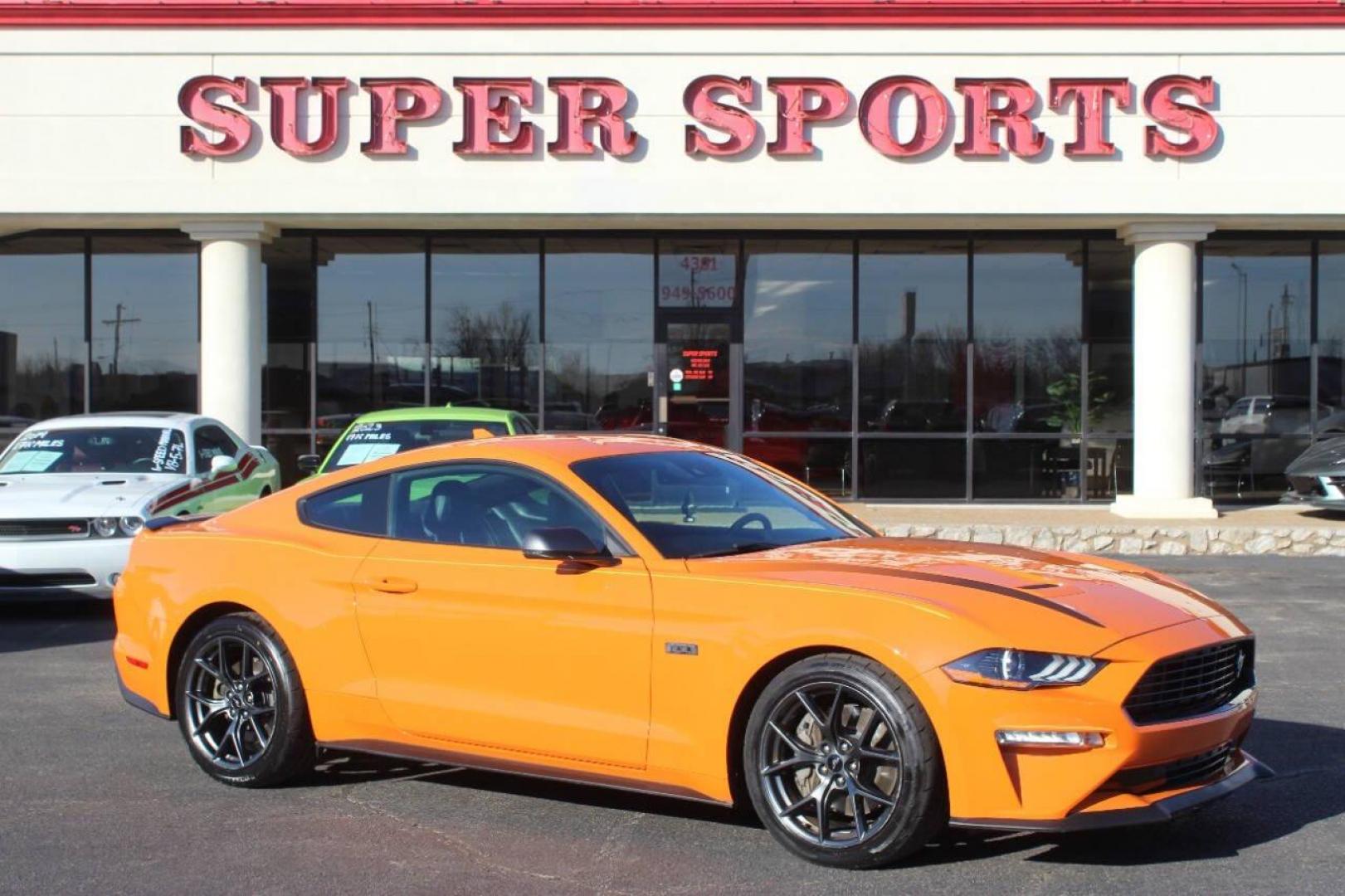 2020 Orange Ford Mustang EcoBoost Coupe (1FA6P8TD6L5) with an 2.3L L4 DOHC 16V engine, Automatic 10-Speed transmission, located at 4301 NW 39th , Oklahoma City, OK, 73112, (405) 949-5600, 35.512135, -97.598671 - NO DRIVERS LICENCE NO-FULL COVERAGE INSURANCE-NO CREDIT CHECK. COME ON OVER TO SUPERSPORTS AND TAKE A LOOK AND TEST DRIVE. PLEASE GIVE US A CALL AT (405) 949-5600. NO LICENSIA DE MANEJAR- NO SEGURO DE COBERTURA TOTAL- NO VERIFICACCION DE CREDITO. POR FAVOR VENGAN A SUPERSPORTS, ECHE UN - Photo#0