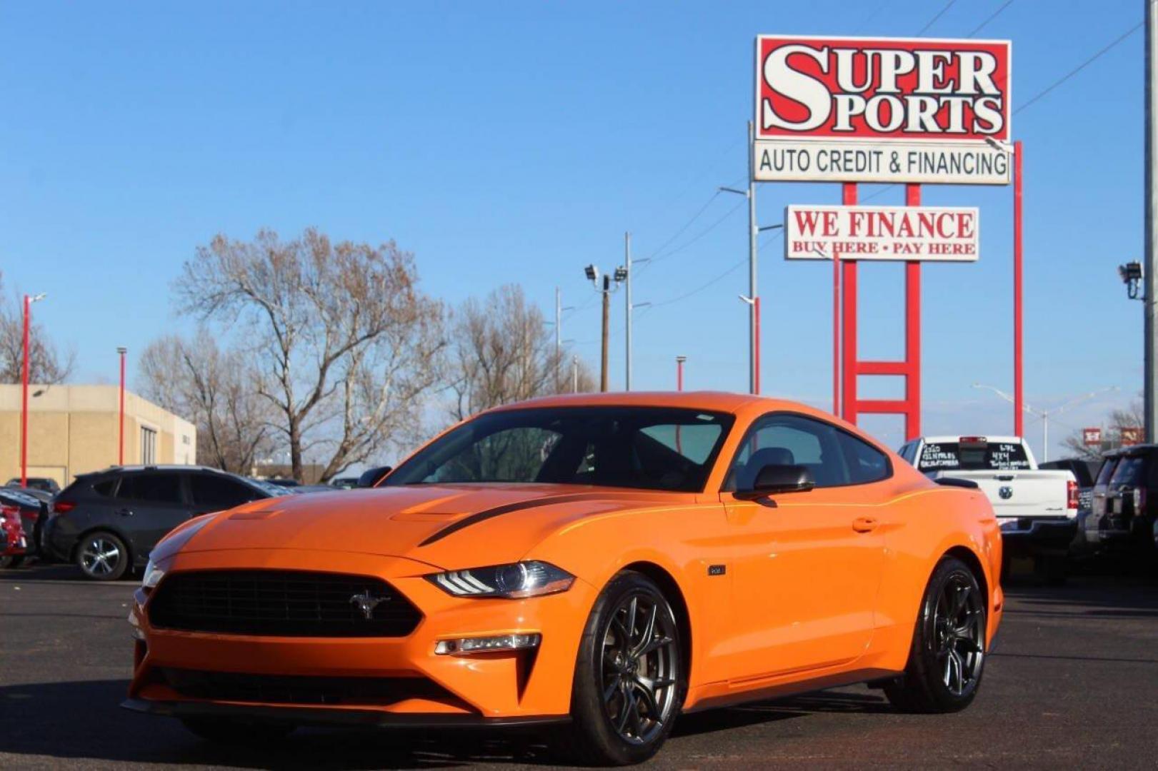 2020 Orange Ford Mustang EcoBoost Coupe (1FA6P8TD6L5) with an 2.3L L4 DOHC 16V engine, Automatic 10-Speed transmission, located at 4301 NW 39th , Oklahoma City, OK, 73112, (405) 949-5600, 35.512135, -97.598671 - NO DRIVERS LICENCE NO-FULL COVERAGE INSURANCE-NO CREDIT CHECK. COME ON OVER TO SUPERSPORTS AND TAKE A LOOK AND TEST DRIVE. PLEASE GIVE US A CALL AT (405) 949-5600. NO LICENSIA DE MANEJAR- NO SEGURO DE COBERTURA TOTAL- NO VERIFICACCION DE CREDITO. POR FAVOR VENGAN A SUPERSPORTS, ECHE UN - Photo#6