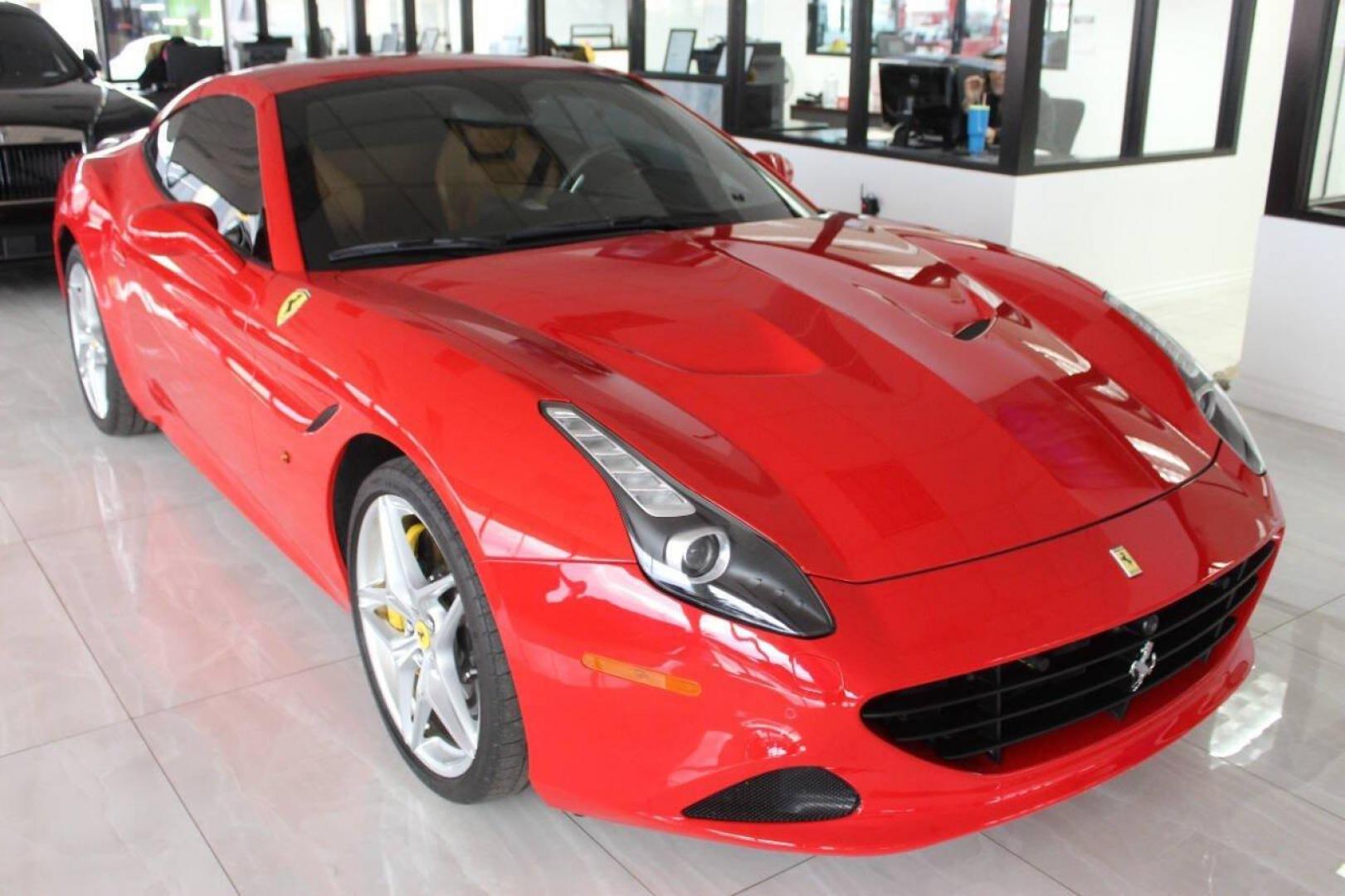 2016 Red Ferrari California Convertible T (ZFF77XJA9G0) with an 3.9L V8 DOHC 32V engine, 7A transmission, located at 4301 NW 39th , Oklahoma City, OK, 73112, (405) 949-5600, 35.512135, -97.598671 - PERSONAL VEHICLE. this vehicle was purchased from insurance company due to theft recovery. it was stolen. looks and drives brand new its a must see. full service been done and fresh oil, NEW BATTERY. call for more info (405) 949-5600 THIS VEHICLE IS $104,900 , THIS VEHICLE CAN BE PAID FOR WIT - Photo#1