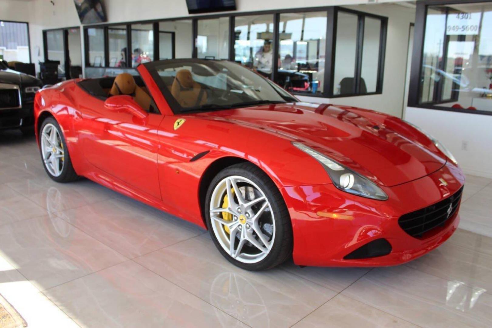 2016 Red Ferrari California Convertible T (ZFF77XJA9G0) with an 3.9L V8 DOHC 32V engine, 7A transmission, located at 4301 NW 39th , Oklahoma City, OK, 73112, (405) 949-5600, 35.512135, -97.598671 - PERSONAL VEHICLE. this vehicle was purchased from insurance company due to theft recovery. it was stolen. looks and drives brand new its a must see. full service been done and fresh oil, NEW BATTERY. call for more info (405) 949-5600 THIS VEHICLE IS $104,900 , THIS VEHICLE CAN BE PAID FOR WIT - Photo#5