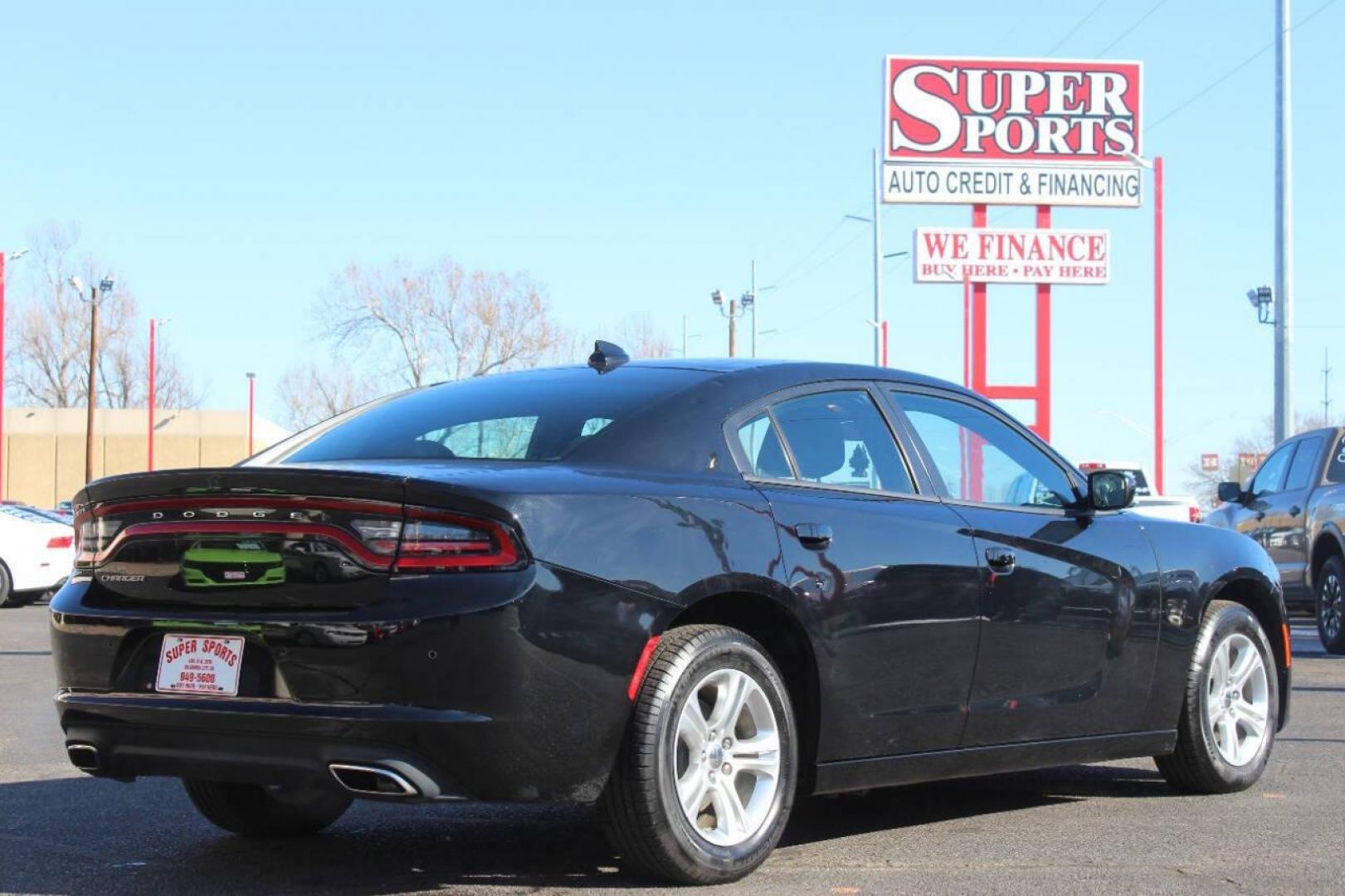 2023 Black Dodge Charger SXT (2C3CDXBG5PH) with an 3.6L V6 DOHC 24V engine, 8A transmission, located at 4301 NW 39th , Oklahoma City, OK, 73112, (405) 949-5600, 35.512135, -97.598671 - NO DRIVERS LICENCE NO-FULL COVERAGE INSURANCE-NO CREDIT CHECK. COME ON OVER TO SUPERSPORTS AND TAKE A LOOK AND TEST DRIVE. PLEASE GIVE US A CALL AT (405) 949-5600. NO LICENSIA DE MANEJAR- NO SEGURO DE COBERTURA TOTAL- NO VERIFICACCION DE CREDITO. POR FAVOR VENGAN A SUPERSPORTS, ECHE UN - Photo#3