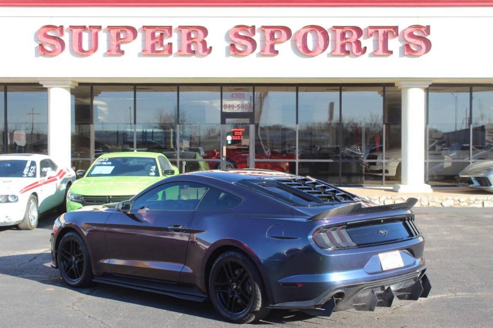 2019 Purple Ford Mustang EcoBoost Coupe (1FA6P8TH5K5) with an 2.3L L4 DOHC 16V engine, Automatic 10-Speed transmission, located at 4301 NW 39th , Oklahoma City, OK, 73112, (405) 949-5600, 35.512135, -97.598671 - NO DRIVERS LICENCE NO-FULL COVERAGE INSURANCE-NO CREDIT CHECK. COME ON OVER TO SUPERSPORTS AND TAKE A LOOK AND TEST DRIVE. PLEASE GIVE US A CALL AT (405) 949-5600. NO LICENSIA DE MANEJAR- NO SEGURO DE COBERTURA TOTAL- NO VERIFICACCION DE CREDITO. POR FAVOR VENGAN A SUPERSPORTS, ECHE UN - Photo#4